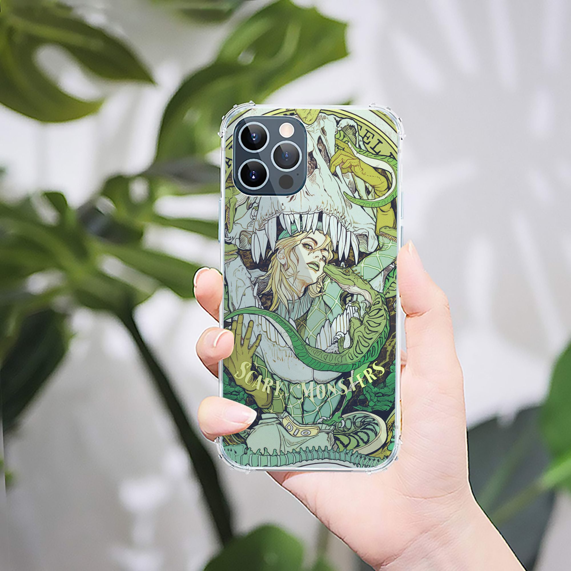 （画像用） ジョジョの奇妙な冒険 JoJo's Bizarre Adventure 【iPhone 12シリーズ対応】透明スマホケース（クリアソフトケース）